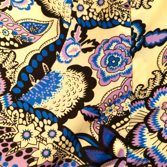 Betsey Johnson, floral dress, blue, Size 10 - Picture 7 of 7